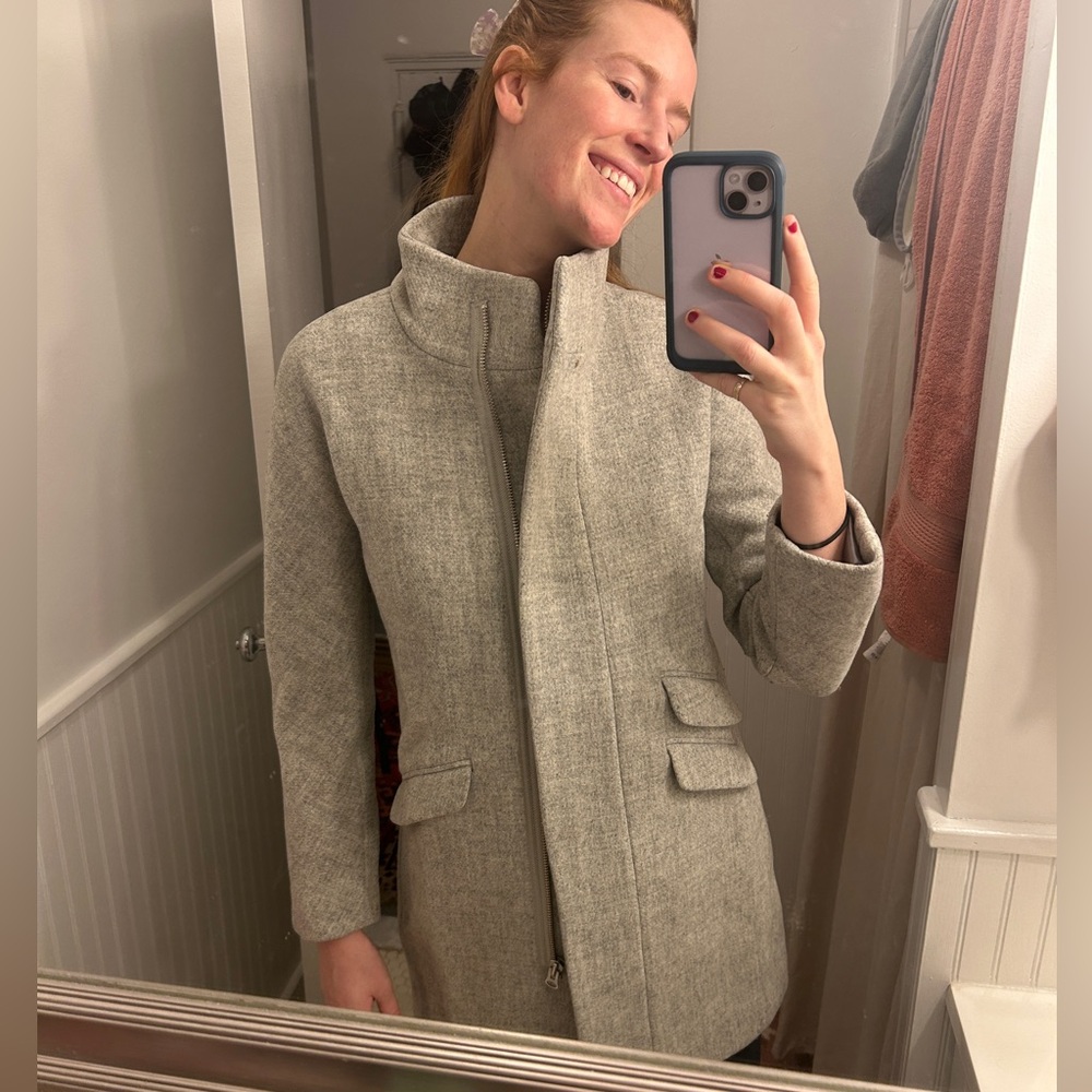 J. Crew Light Gray Coat